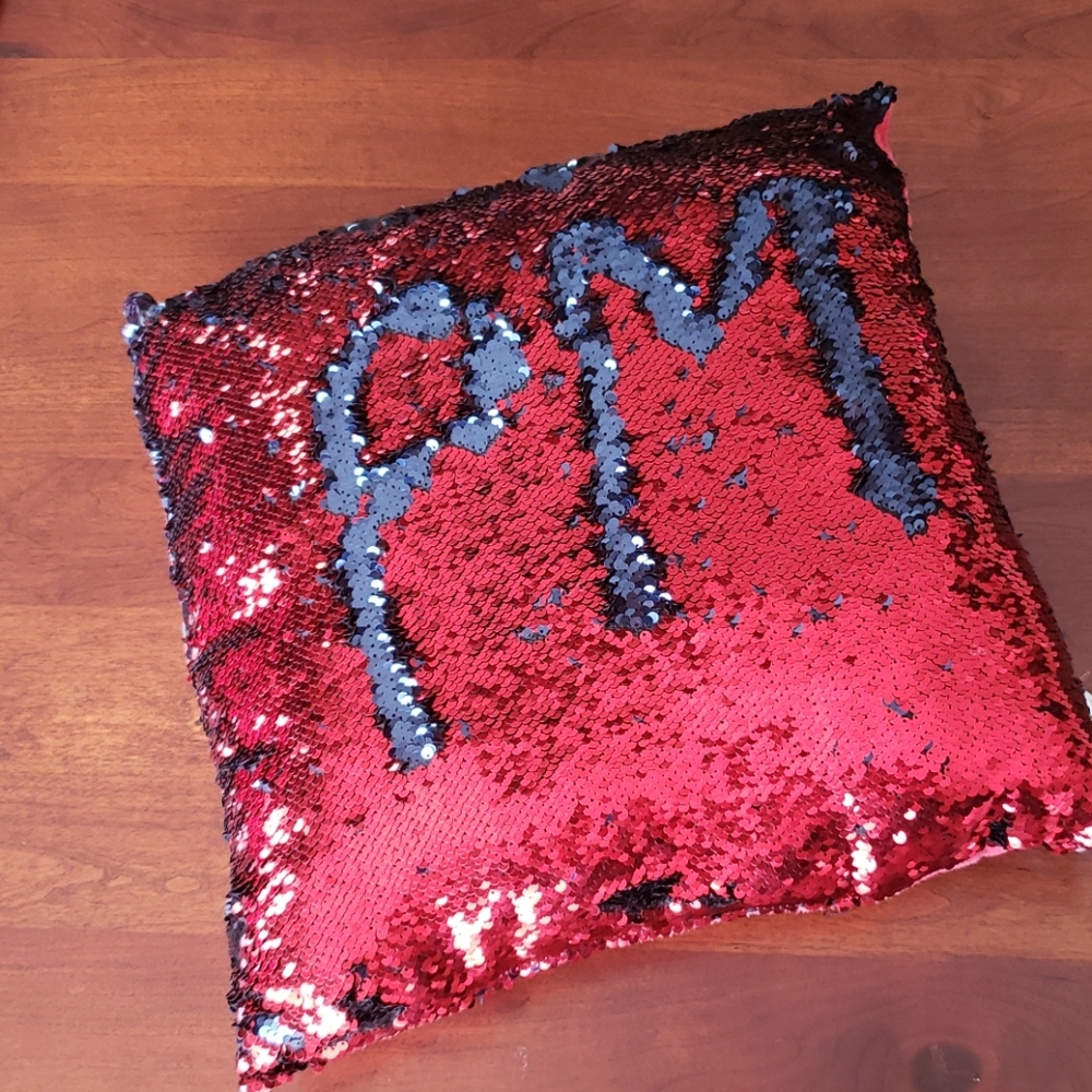Sequence two tone decorative pillow